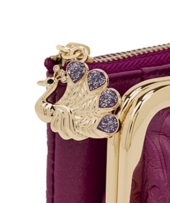 アナスイ ANNA SUI ピーコック 二つ折り口金長財布