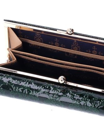 新品タグ付き【ANNA SUI アナスイ】ルーミー 口金 がま口 フラップ長財布 アナスイ ANNA SUI ルーミー 口金フラップ長財布
