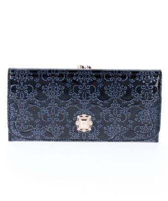 アナスイ未使用パープル ルーミー ラウンド長財布 / 長財布 アナスイ ANNA SUI ルーミー ラウンドファスナー長財布