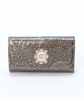 【ANNA SUI】キーケース （ルーミー）月と星 ANNA SUI アナスイ ANNASUI キーケース 鍵入れ ルーミー 型押し