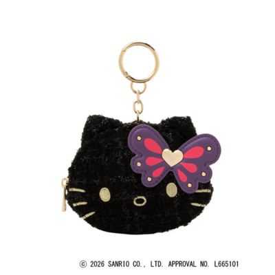 ＜ANNA SUI (Women)＞アナスイ　ＡＮＮＡ　ＳＵＩ　ＨＥＬＬＯ　ＫＩＴＴＹ　顔型ポーチチャーム（３１８４２３）