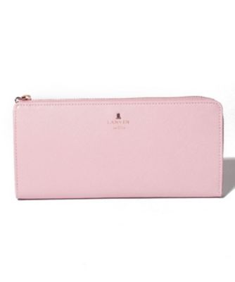 LANVIN en Bleu (Bag & SLG)/ランバンオンブルー リュクサンブール 長札Lファスナー ラベンダー2(480112) ペールピンク 財布・マネークリップ【三越伊勢丹/公式】
