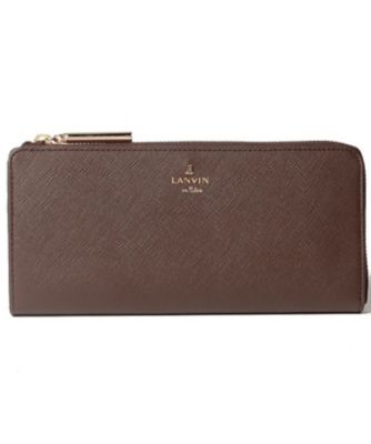 新品・未使用✨ランバンオンブルー リュクサンブール サフィアーノレザー 長財布 LANVIN en Bleu ランバンオンブルー 財布 レディース ファスナー
