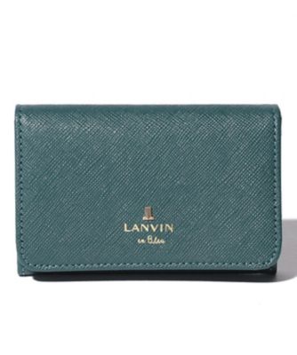 LANVIN en Bleu 名刺入れ 黒 LANVIN en Bleu 名刺入れ ランバン オン ブルー フィズ メンズ