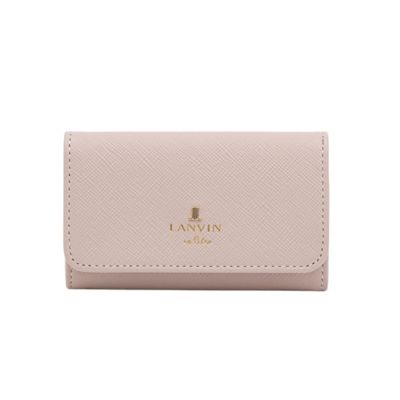 ＜LANVIN en Bleu (Bag&SLG)＞リュクサンブール　キーケース　ラベンダー２（４８０１１５）