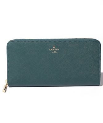 LANVIN en Bleu リュクサンブール ラウンドファスナー長 