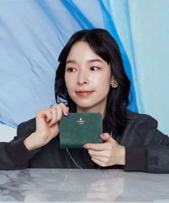 リュクサンブール 2つ折り財布 Lファスナー ワイン4（480453