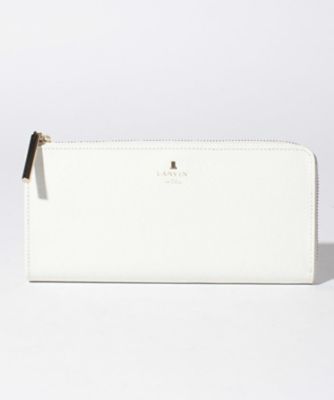 ＜LANVIN en Bleu (Bag&SLG)＞リュクサンブールカラー　Ｌファスナー長財布（４８１１７２）