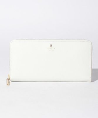 ＜LANVIN en Bleu (Bag&SLG)＞ランバン　オン　ブルー　ＬＡＮＶＩＮ　ｅｎ　Ｂｌｅｕ　リュクサンブールカラー　ラウンドファスナー長財布（４８１１７９）