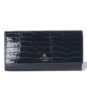 マゼンダ フラップ長財布（481680） | LANVIN en Bleu