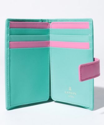 【シンプル可愛い】LANVIN フラグメントケース カードケース LANVIN en Bleu ランバンオンブルー 財布 薄型 薄マチ キー