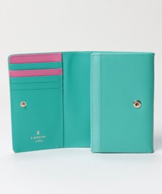 ランバンオンブルー リュクサンブール 二つ折り財布 新品未使用品 リュクサンブール 2つ折りコンパクト財布 LANVIN en Bleu