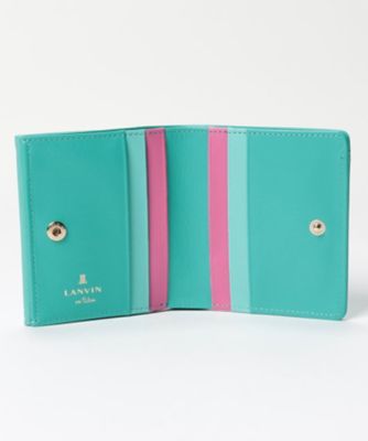 未使用　春秋向けジャケット LANVAN ランバン オン ブルー LANVIN en Bleu 二つ折り財布 ランバン オン ブルー ワグラム