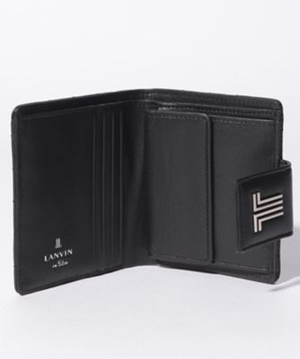 ベルシー 2つ折り財布 ブラック（482663） | LANVIN en Bleu
