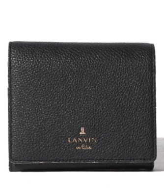 メラニー 二つ折りBOX財布 ブラック（483222） | LANVIN en