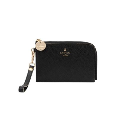 メラニー キーリング付きマルチケース ブラック（483224