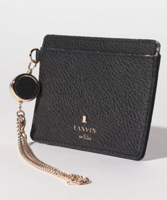 lanvin パスケース ランバンオンブルー リール付きパスケース レディース LANVIN en