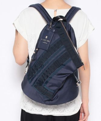LANVIN en Bleu 2WAY マザーズバッグ【リュック&バッグ】 LANVIN en Bleu ジュール 2wayリュックサック ブラック -靴