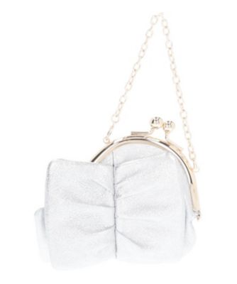 【SALE】LANVIN en Bleu (Bag & SLG)/ランバンオンブルー オリオン リボン口金小銭入れ ゴールド(483565) シルバー 財布・マネークリップ【三越伊勢丹/公式】