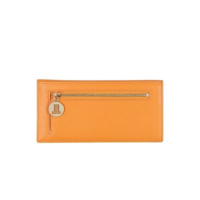 【新品タグ付き】ランバンオンブルー カルラ薄マチ長財布 ブラック ランバン オン ブルー LANVIN en Bleu リム 被せ薄