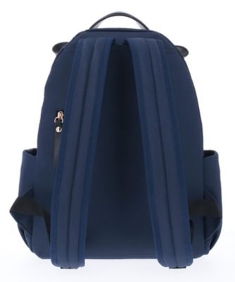 美品 ランバンオンブルー　2way 大人リュック　パール　リボン　ネイビー ランバン オン ブルー(LANVIN en Bleu) レディース リュック
