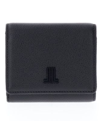 LANVIN en Bleu (Bag & SLG)/ランバンオンブルー カリヨン 三つ折り財布(484254) ブラック 財布・マネークリップ【三越伊勢丹/公式】