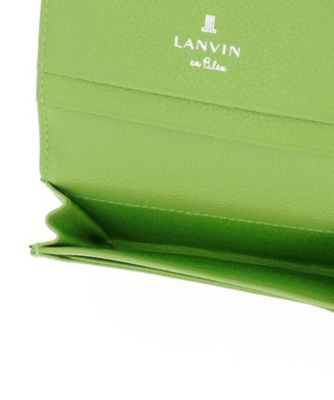 【新品未使用】 LANVIN On Blue グリーン名刺入れ リュクサンブール 名刺入れ|LANVIN en Bleu | LANVIN en Bleu