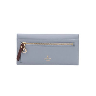 【新品タグ付き】ランバンオンブルー カルラ薄マチ長財布 ブラック ランバン オン ブルー LANVIN en Bleu カルラ 薄