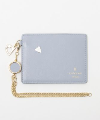 【LANVIN en Bleu】リム リール付きパスケース*すぐ届く ランバンオンブルー リール付きパスケース レディース LANVIN en