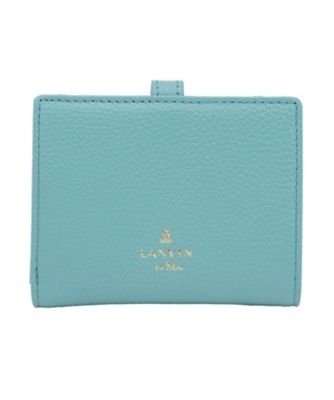 ランバン　オン　ブルー　ＬＡＮＶＩＮ　ｅｎ　Ｂｌｅｕ　リュバン　コンパクト二つ折り財布（４８４５６３）