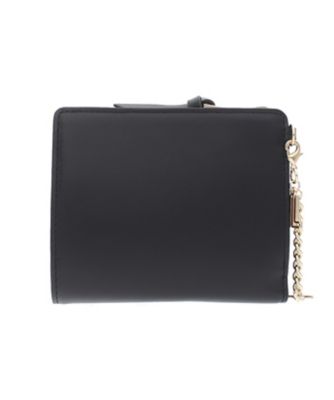 ランバンオンブルー 牛革 財布 Ｌ字ジップファスナー 多収納 ブラック LANVIN en Bleu 最大51%☆9/4限定 ランバンオンブルー 長財布