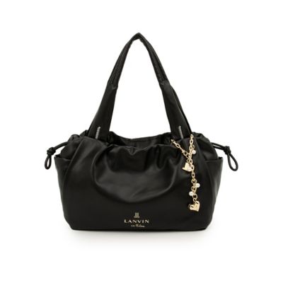 LANVIN en Bleu (Bag & SLG)/ランバンオンブルー ランバン オン ブルー LANVIN en Bleu スフレ ハンドバッグ(484660) ブラック 【三越伊勢丹/公式】