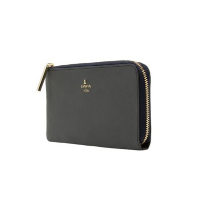 LANVIN en Bleu 長財布 リュクサンブール ネイビー Lファスナー ランバン オン ブルー LANVIN en Bleu リュクサンブール