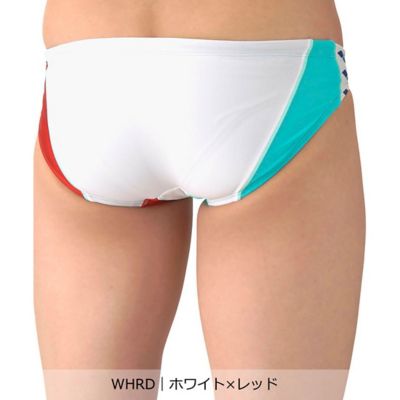 【美品】数回着用スポーツウェア テニス用 青白赤ストライプ アリーナ arena トレーニングブリーフ【返品不可商品