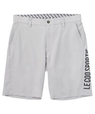 【ビームスゴルフ】ビッグロゴネーム×ロゴマーク ストレッチゴルフハーフパンツM ビッグロゴハーフパンツ（LG4FHP00M） | le coq sportif GOLF