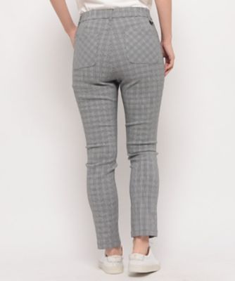 ストレッチフォーサー】9分丈チェックパンツ（LG4FLP51L