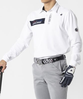 ＜le coq sportif GOLF COLLECTION＞【ストレッチフォーサー】ベーシックデザイン長袖シャツ（ＬＧ４ＦＬＳ００Ｍ）