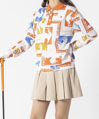 ストレッチフォーサー】総柄長袖オーバーシャツ（LG4FLS02L