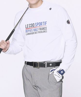 ＜le coq sportif GOLF COLLECTION＞【ストレッチフォーサー】モックネック長袖シャツ（ＬＧ４ＦＬＳ５１Ｍ）