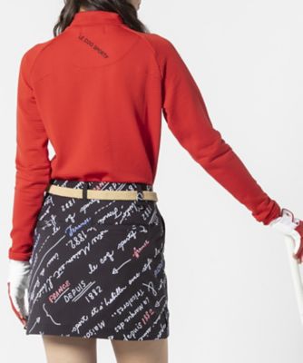 ストレッチフォーサー】長袖裏グリッドモックネックシャツ