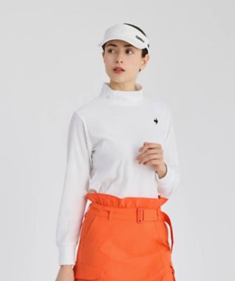 【新品】GFORE レディース ハイネックシャツ 白・M 14j1322183_06.jpg