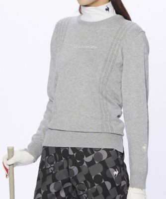 クルーネックケーブルセーター（LG4FST02L） | le coq