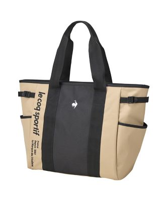 スタイリッシュデザイン トートバッグ オリジナルロゴプリント裏地仕様