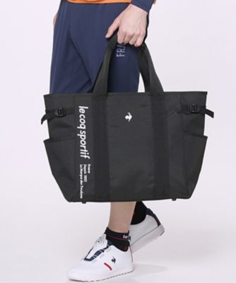 スタイリッシュデザイン トートバッグ オリジナルロゴプリント裏地仕様