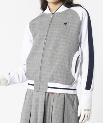 【1piu1uguale3GOLF】長袖ゴルフニットブルゾンジャケット L ニットブルゾン（LG4FWB80L） | le coq sportif GOLF