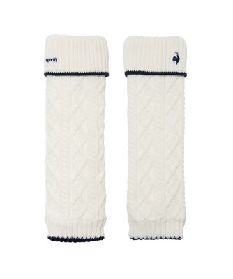 ＜le coq sportif GOLF COLLECTION＞ルコックスポルティフ　ゴルフ　ｌｅ　ｃｏｑ　ｓｐｏｒｔｉｆ　ｇｏｌｆ　ケーブル編み　レッグウォーマー（ＬＧ５ＦＡＺ８０Ｌ）