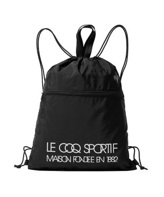 ＜le coq sportif GOLF COLLECTION＞ルコックスポルティフ　ゴルフ　ｌｅ　ｃｏｑ　ｓｐｏｒｔｉｆ　ｇｏｌｆ　ナップサック型シューズケース（ＬＧ５ＦＢＺ２０Ｌ）