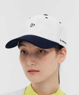 ＜le coq sportif GOLF COLLECTION＞ルコックスポルティフ　ゴルフ　ｌｅ　ｃｏｑ　ｓｐｏｒｔｉｆ　ｇｏｌｆ　コーデュロイ　キャップ（ＬＧ５ＦＣＰ０３Ｌ）