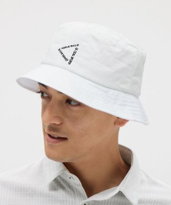 ＜le coq sportif GOLF COLLECTION＞ルコックスポルティフ　ゴルフ　ｌｅ　ｃｏｑ　ｓｐｏｒｔｉｆ　ｇｏｌｆ　トライアングル柄　中わたハット（ＬＧ５ＦＣＰ７２Ｍ）