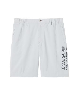 ＜le coq sportif GOLF COLLECTION＞ルコックスポルティフ　ゴルフ　ｌｅ　ｃｏｑ　ｓｐｏｒｔｉｆ　ｇｏｌｆ　スポーティロゴプリントショートパンツ（ＬＧ５ＦＨＰ１０Ｍ）